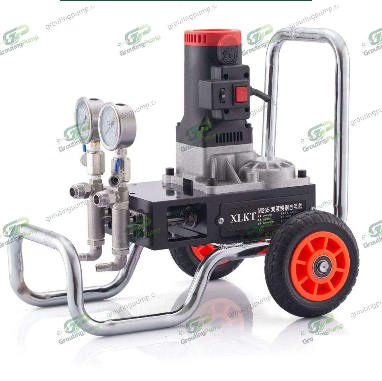 M255 Twin-Component Tungsten-Carbide Self-Priming Machine