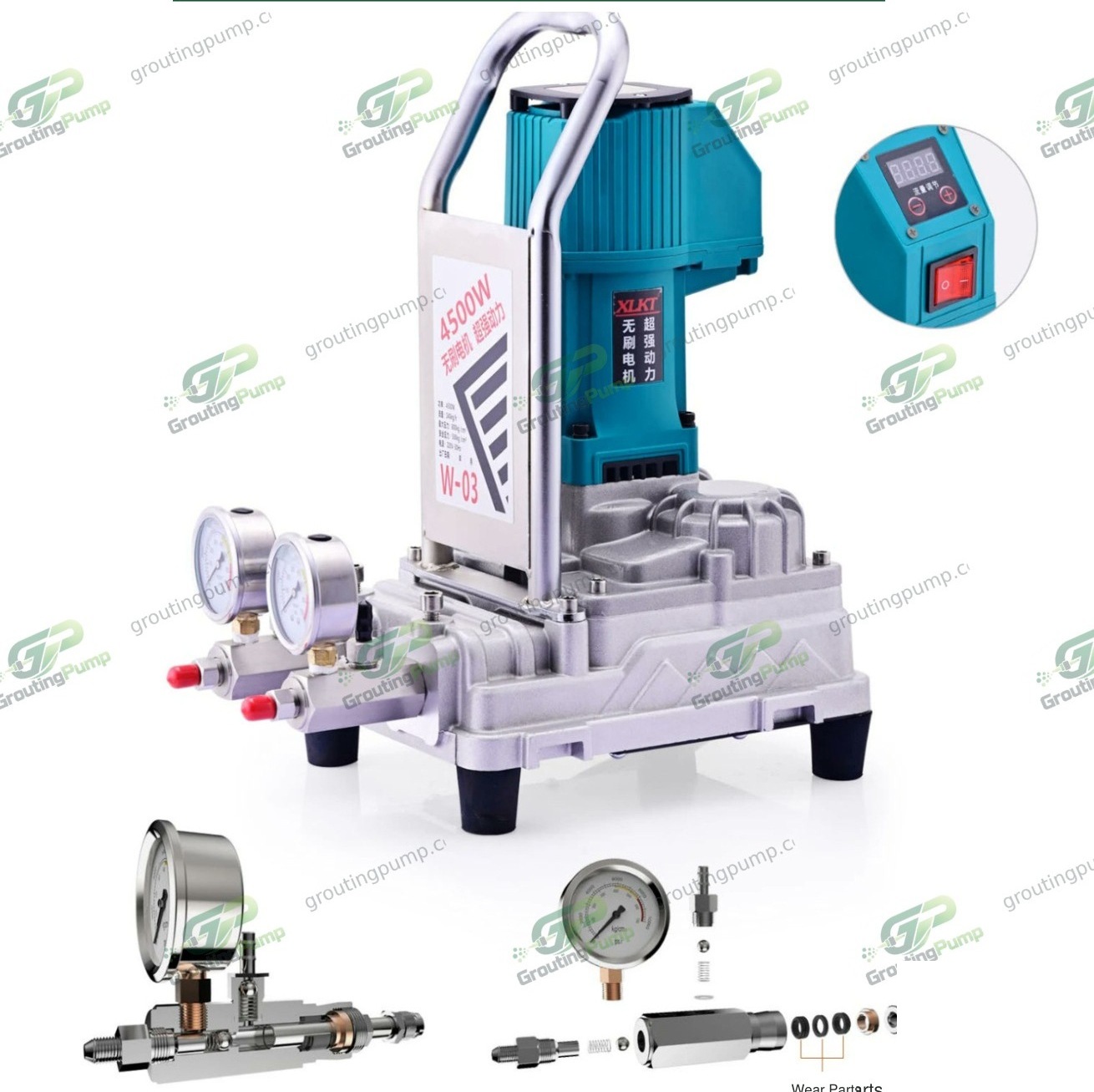 W03 Brushless High-Pressure Grouting Pump