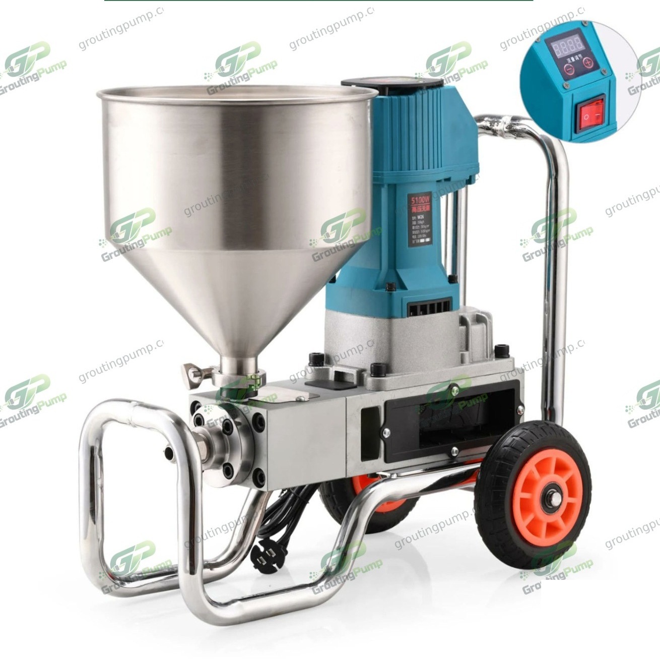 W26 Tungsten-Carbide Brushless Cement Grouting Pump